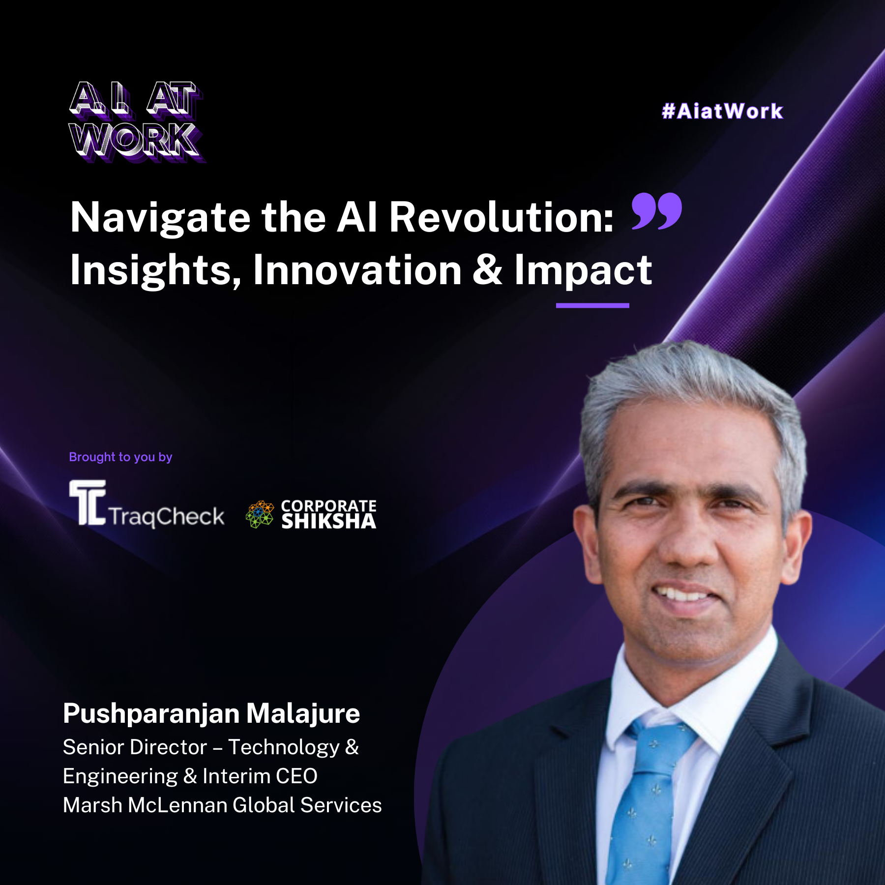 Pushparanjan Malajure (Marsh McLennan Global Services), Joins the AI at ...